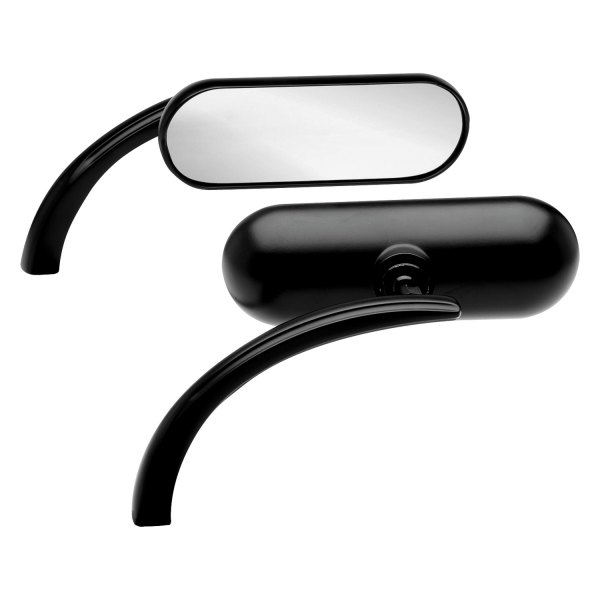 Arlen Ness® - Micro Left Side Black Mirror