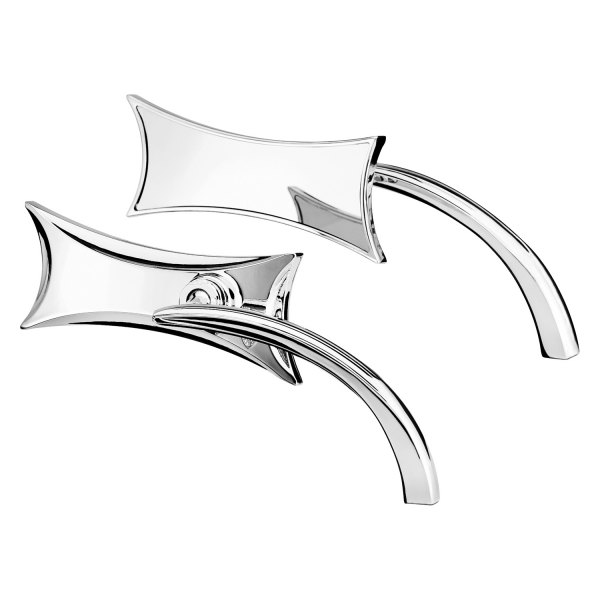 Arlen Ness® - Four Point Micro Adjustable Left Side Chrome Mirror