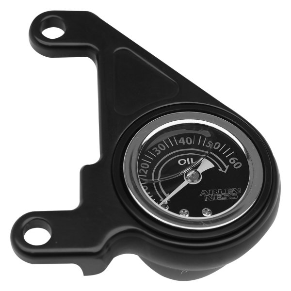 Arlen Ness® - Black Oil Pressure Gauge Kit
