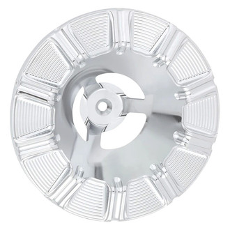 Arlen Ness® - Chrome 10-Gauge Air Cleaner Cover for Velocity 65 & 90 Degree Air Cleaner