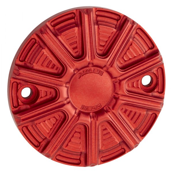 Arlen Ness® - 10-Gauge 2-Hole Red Aluminum Point Cover