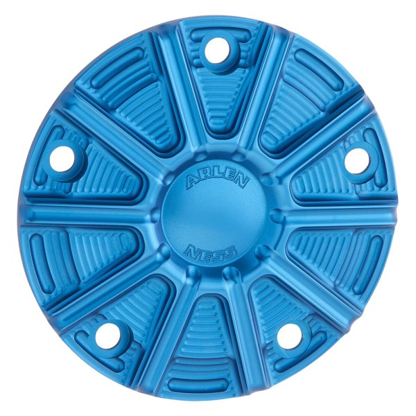 Arlen Ness® - 10-Gauge 5-Hole Blue Aluminum Point Cover