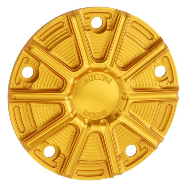 Arlen Ness® - 10-Gauge 5-Hole Gold Aluminum Point Cover
