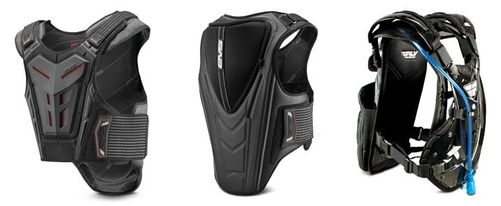 Street bike chest and back deals protector