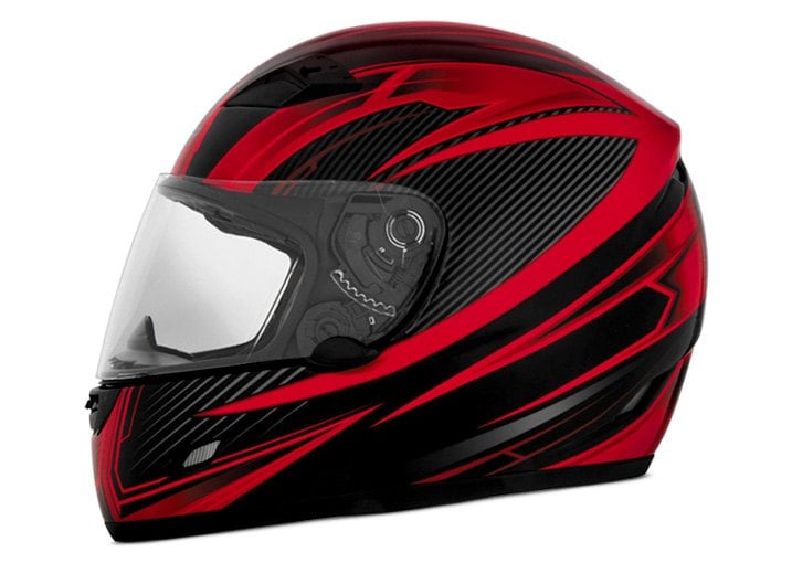 what is a motorcycle helmet made of