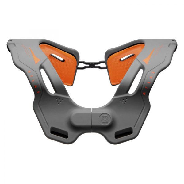 Atlas Brace® - Vision Collar Neck Brace (Small/Medium, Gray/Orange)