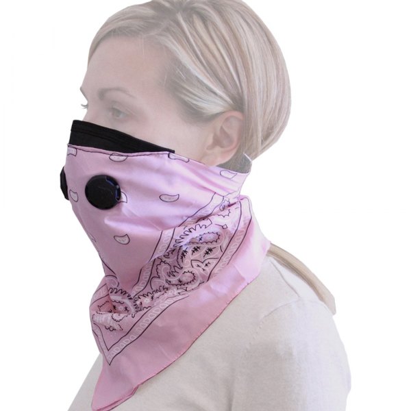 ATV Tek® - Pro Series Pink Bandana Dust Mask (One Size, Pink)