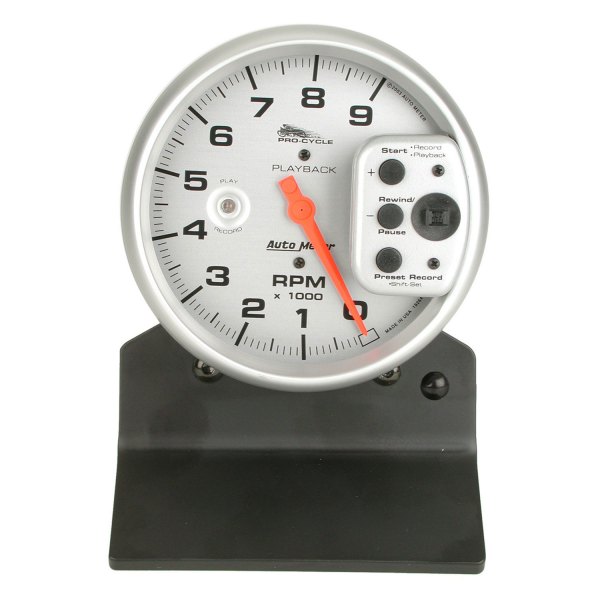 Auto Meter® - Pro-Cycle Series 5" 9000 RPM Pedestal Tachometer Gauge