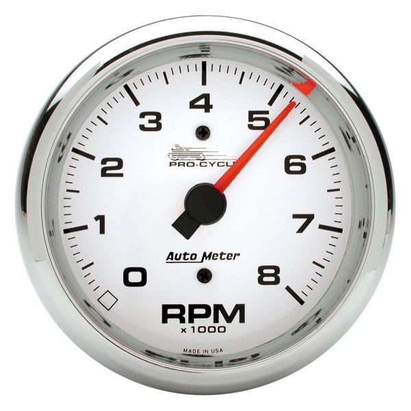 Auto Meter® - Pro-Cycle Series 3-3/4" 8000 RPM Tachometer Gauge