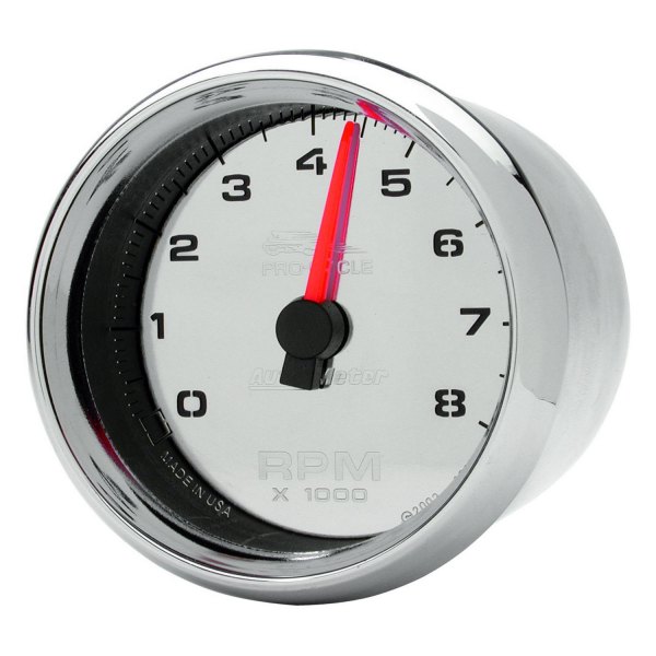 Auto Meter® - Pro-Cycle Series 2-5/8" 8000 RPM Tachometer Gauge