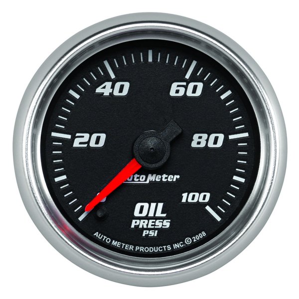 Auto Meter® - Pro-Cycle Series 2-1/16" 100 PSI Oil Pressure Gauge
