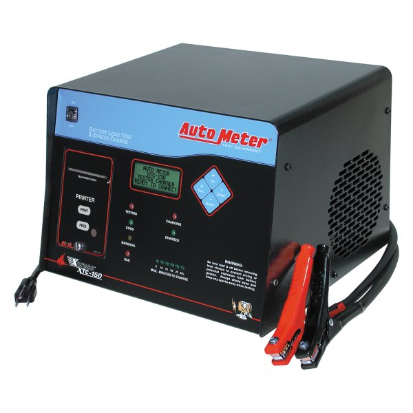 Auto Meter® - 6V/12V Stationary Automatic Battery Charger and Tester