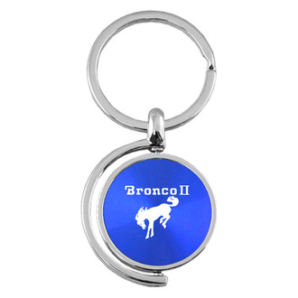 Autogold® - Bronco II Logo Spinner Key Chain