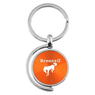 Autogold® - Bronco II Logo Spinner Key Chain