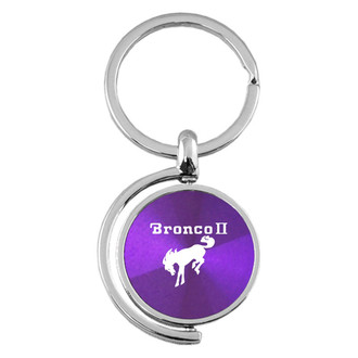 Autogold® - Bronco II Logo Spinner Key Chain