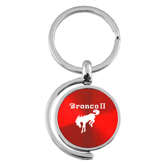Autogold® - Bronco II Logo Spinner Key Chain