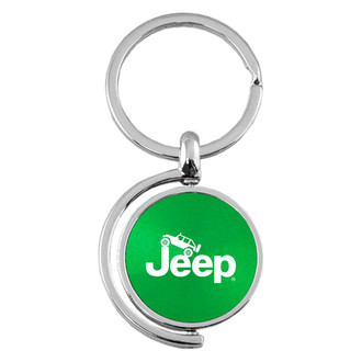 Autogold® - Jeep Climbing Logo Spinner Key Chain