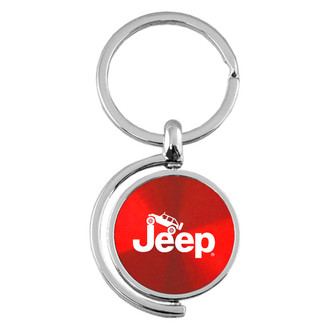 Autogold® - Jeep Climbing Logo Spinner Key Chain