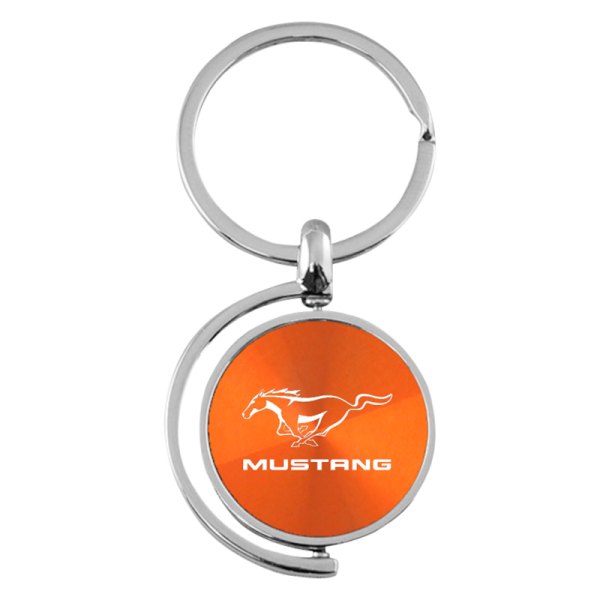 Autogold® - Mustang Logo Spinner Key Chain