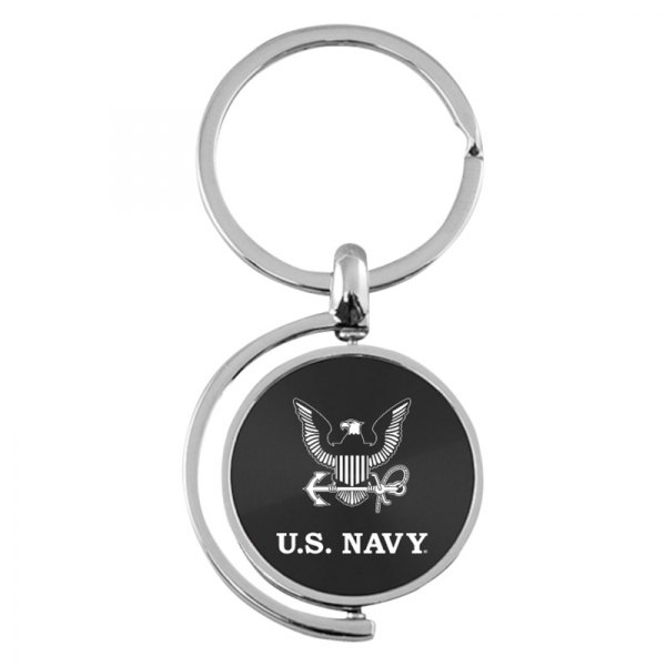 Autogold® - U.S. Navy Eagle Logo Spinner Key Chain