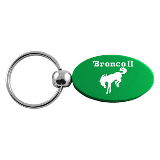 Autogold® - Bronco II Logo Oval Key Chain
