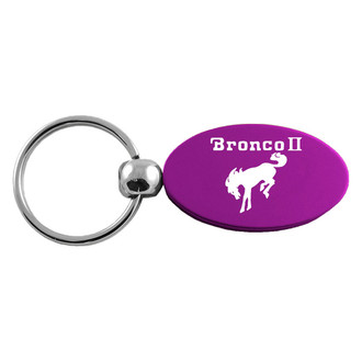 Autogold® - Bronco II Logo Oval Key Chain