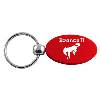 Autogold® - Bronco II Logo Oval Key Chain