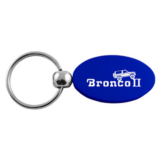 Autogold® - Bronco II Climbing Logo Oval Key Chain