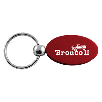 Autogold® - Bronco II Climbing Logo Oval Key Chain