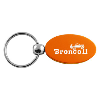 Autogold® - Bronco II Climbing Logo Oval Key Chain