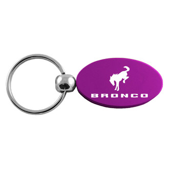 Autogold® - Bronco 2020 Logo Oval Key Chain