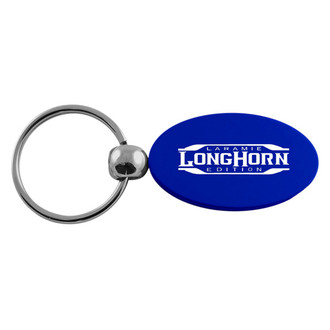 Autogold® - Longhorn Laramie Logo Oval Key Chain