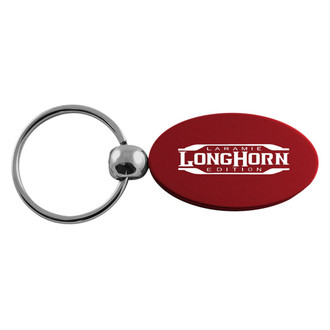 Autogold® - Longhorn Laramie Logo Oval Key Chain