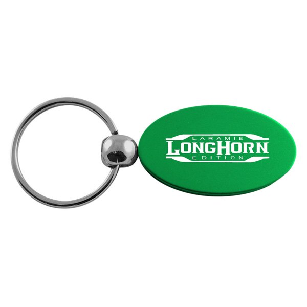 Autogold® - Longhorn Laramie Logo Oval Key Chain