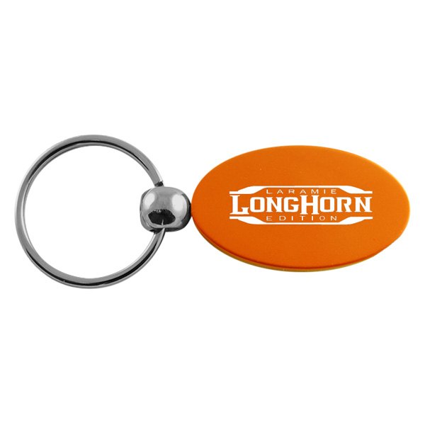 Autogold® - Longhorn Laramie Logo Oval Key Chain