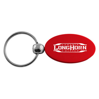 Autogold® - Longhorn Laramie Logo Oval Key Chain