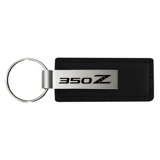 Autogold® - 350Z Logo Leather Key Chain