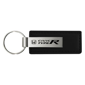 Autogold® - Civic Type R Logo Leather Key Chain