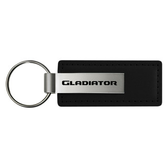 Autogold® - Gladiator Logo Leather Key Chain