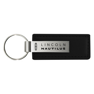 Autogold® - Nautilus Logo Leather Key Chain