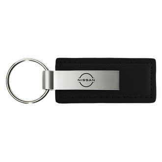 Autogold® - Leaf Logo Leather Key Chain
