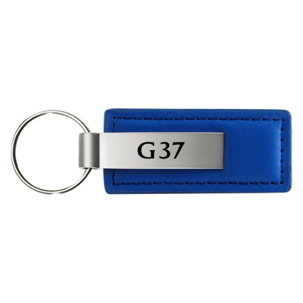 Autogold® - G37 Logo Blue Leather Key Chain