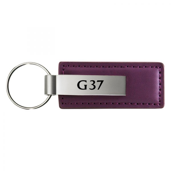 Autogold® - G37 Logo Purple Leather Key Chain