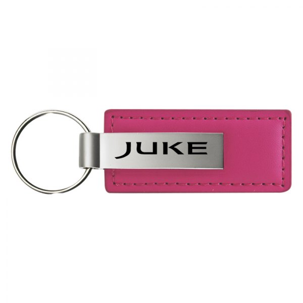 Autogold® - Juke Logo Pink Leather Key Chain