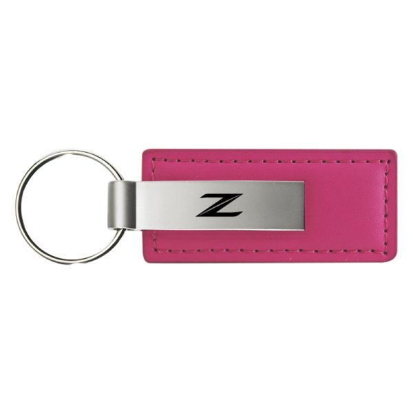 Autogold® - Z (New) Logo Pink Leather Key Chain