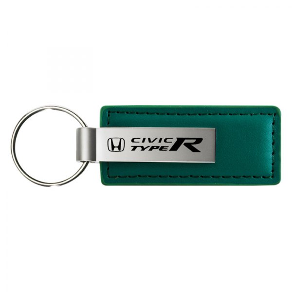 Autogold® - Civic Type R Logo Leather Key Chain