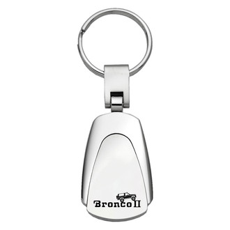 Autogold® - Bronco II Climbing Logo Teardrop Key Chain