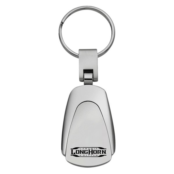 Autogold® - Longhorn Laramie Logo Teardrop Key Chain
