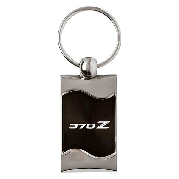 Autogold® - 370Z Logo Rectangular Wave Key Chain