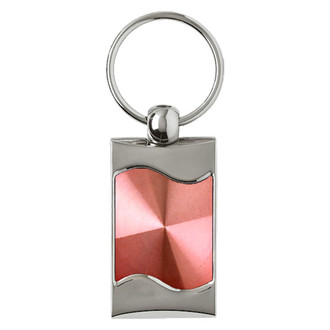 Autogold® - Blank Rectangular Wave Key Chain